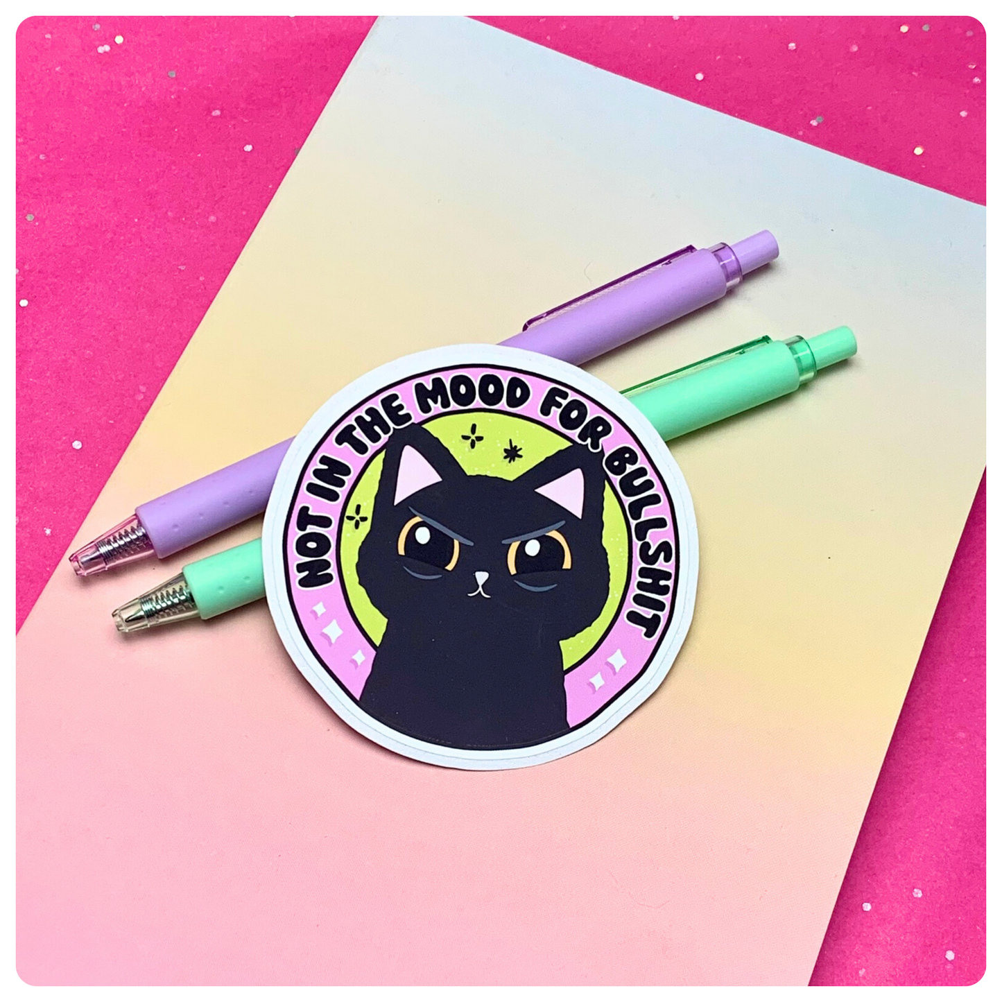 Not in the Mood for Bullshit - Vinyl Sticker
