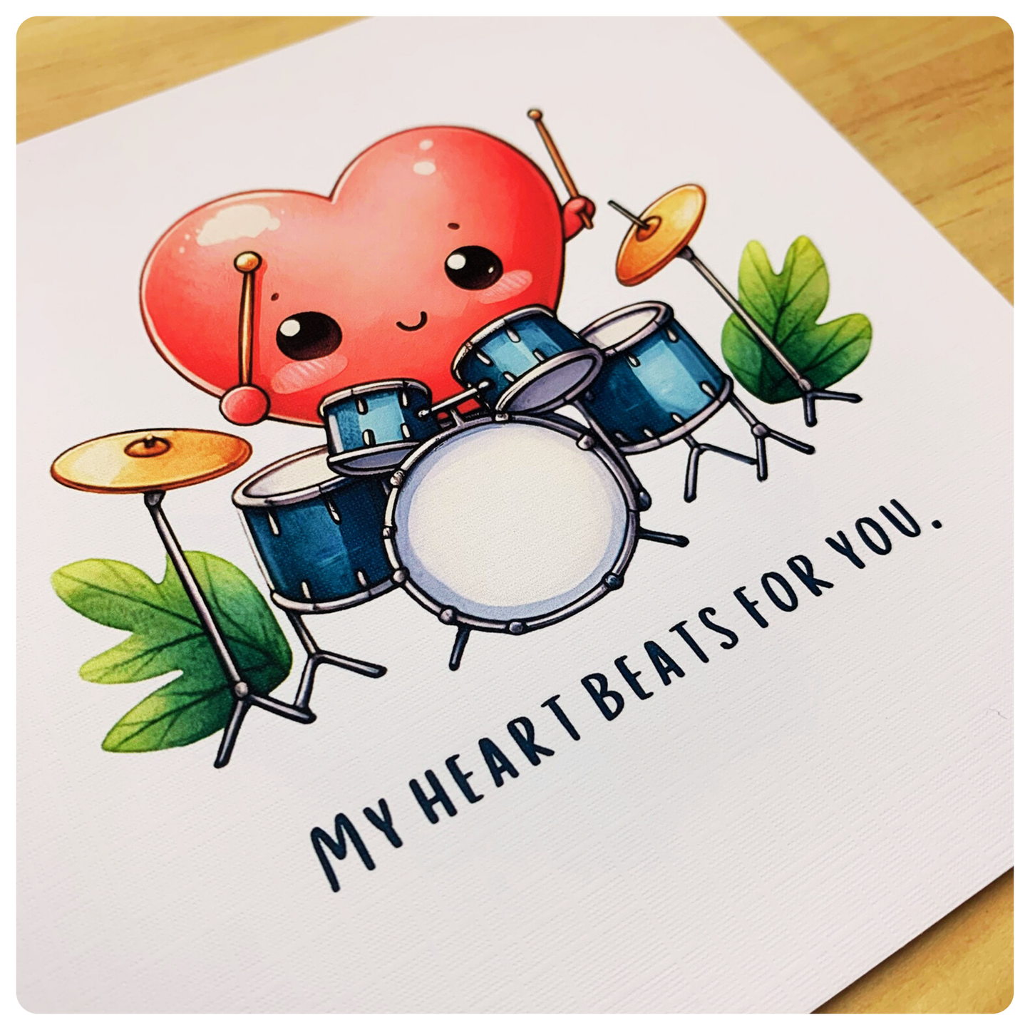 My Heart Beats For You - Greeting Card