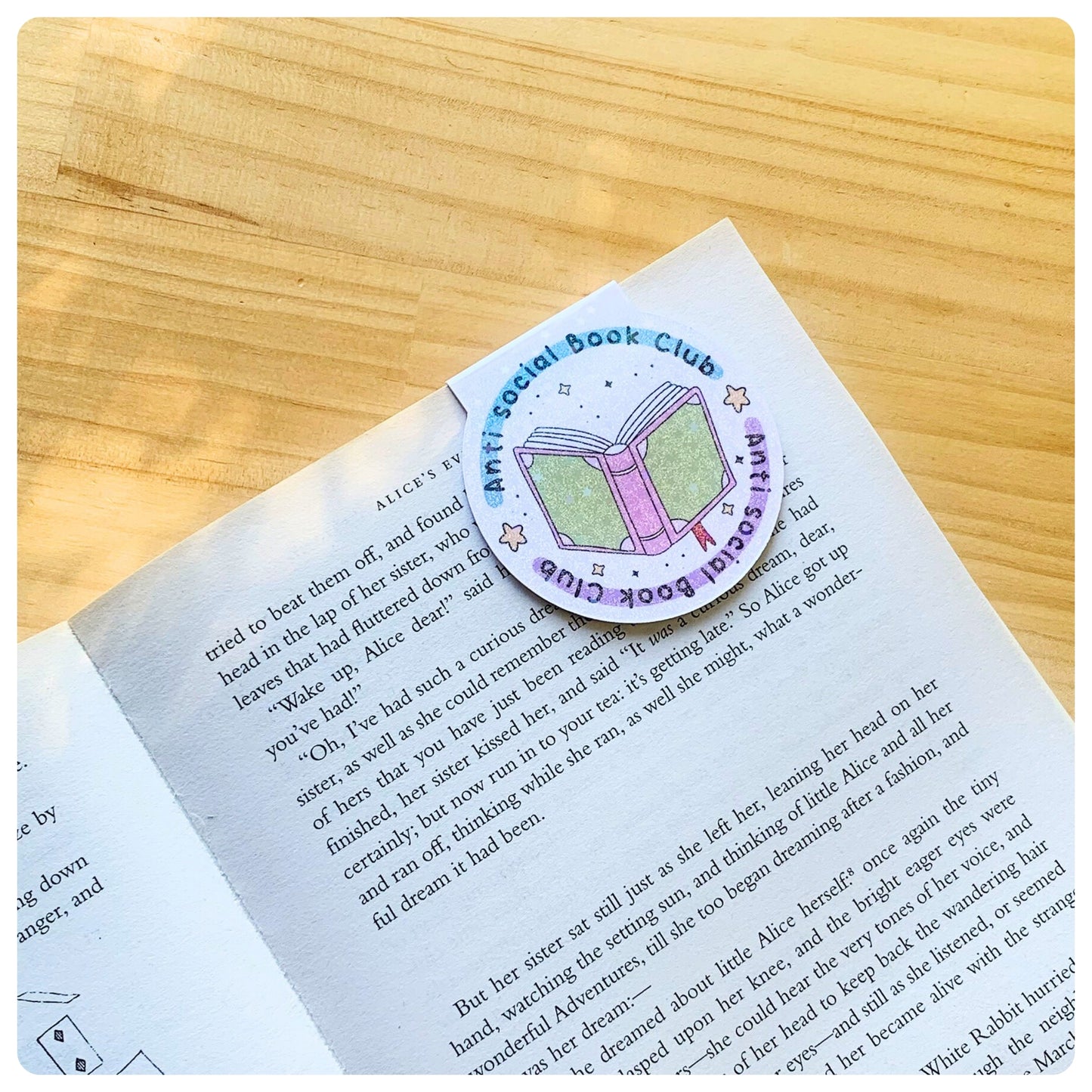 Anti Social Book Club - Magnetic Bookmark