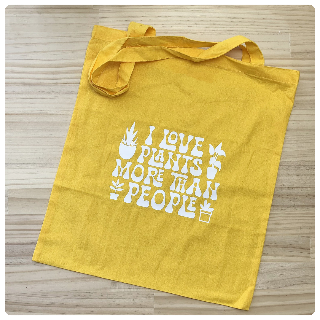 I Love Plants More Than People - Tote Bag