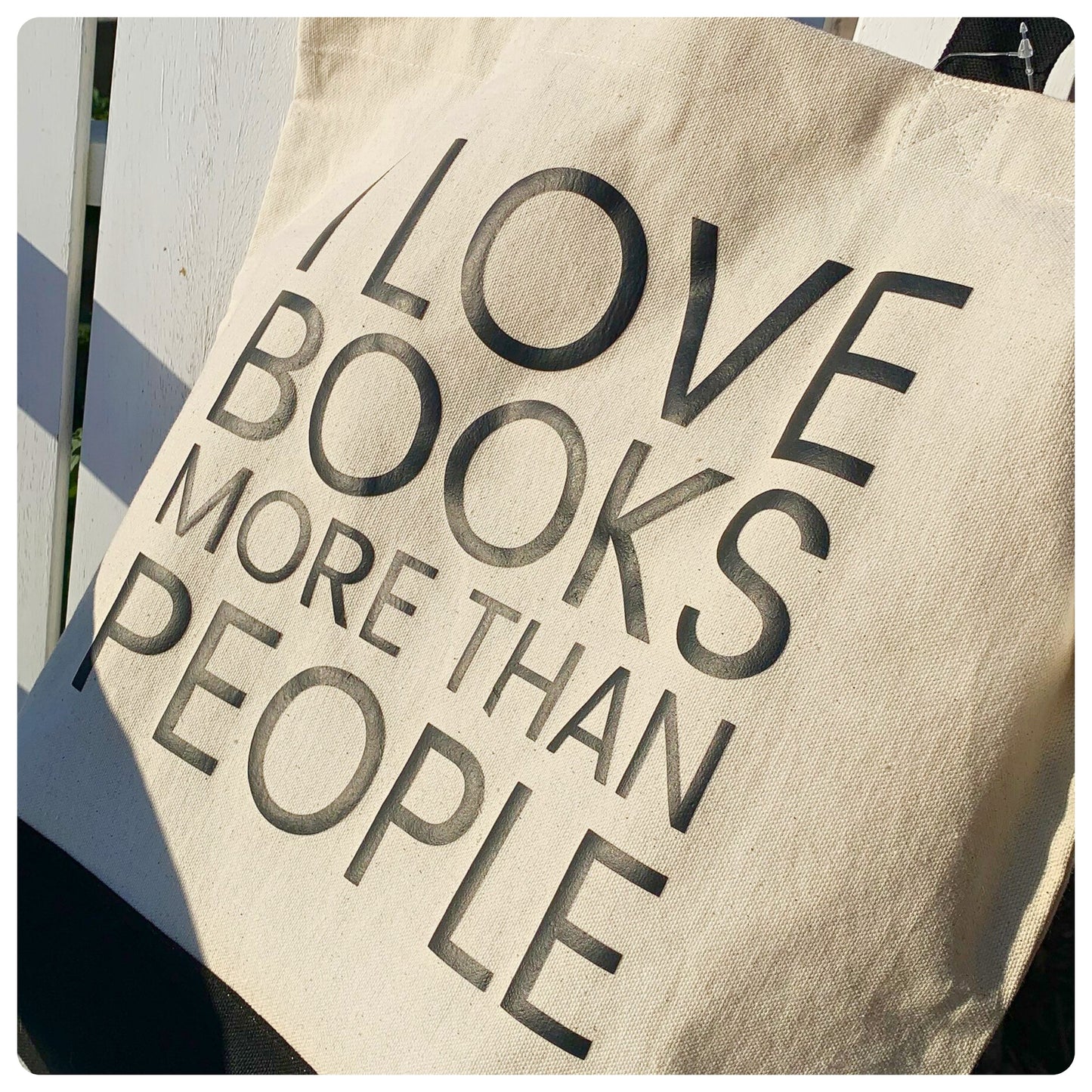 I love books more than people - Tote Bag