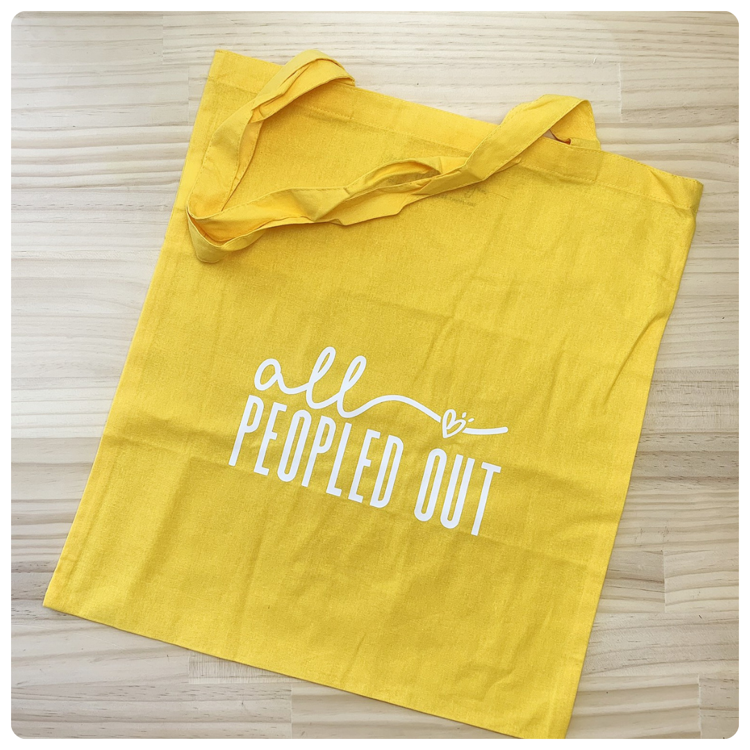 All Peopled Out - Tote Bag