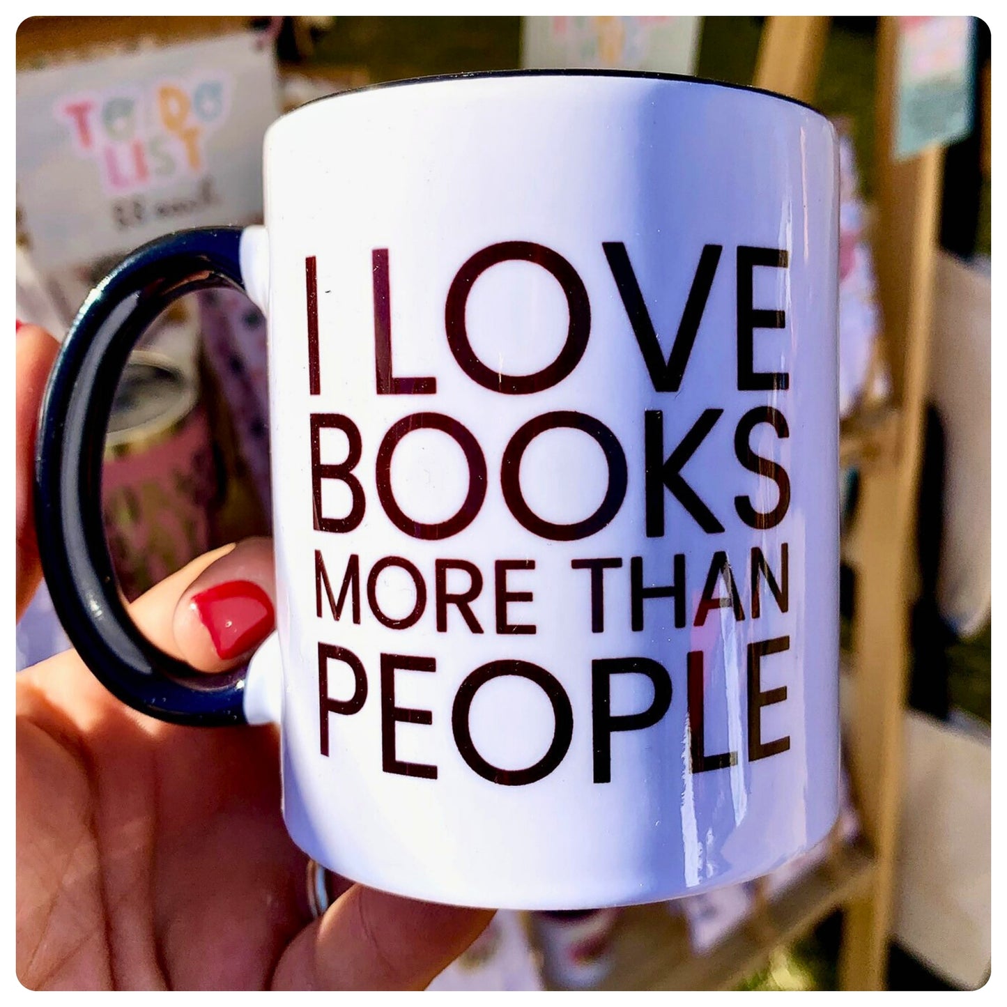 I Love Books More Than People - Mug
