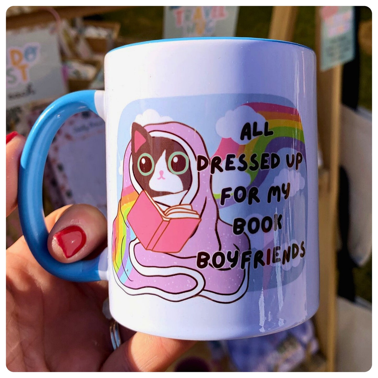 All Dressed Up For My Book Boyfriend - Mug