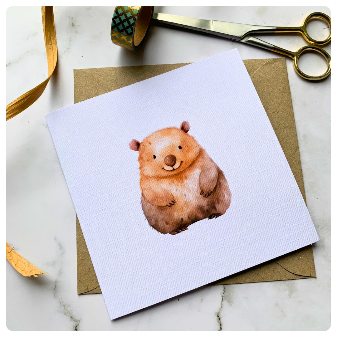 Wombat - Greeting Card