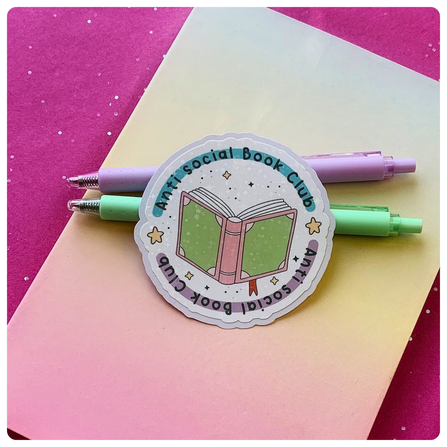 Anti Social Book Club - Vinyl Sticker