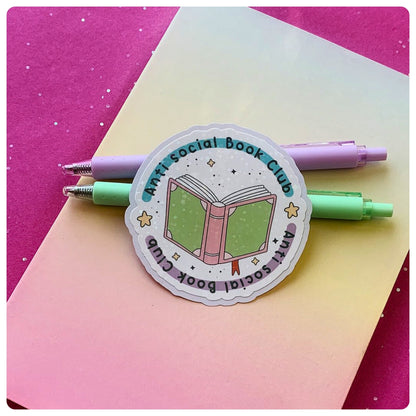 Anti Social Book Club - Vinyl Sticker