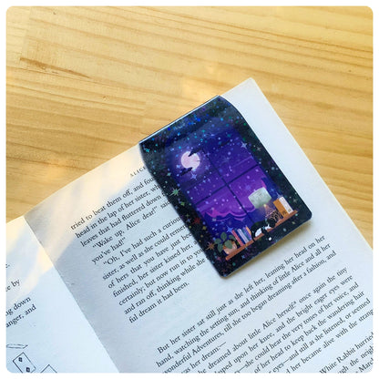 Night Window - Magnetic Bookmark