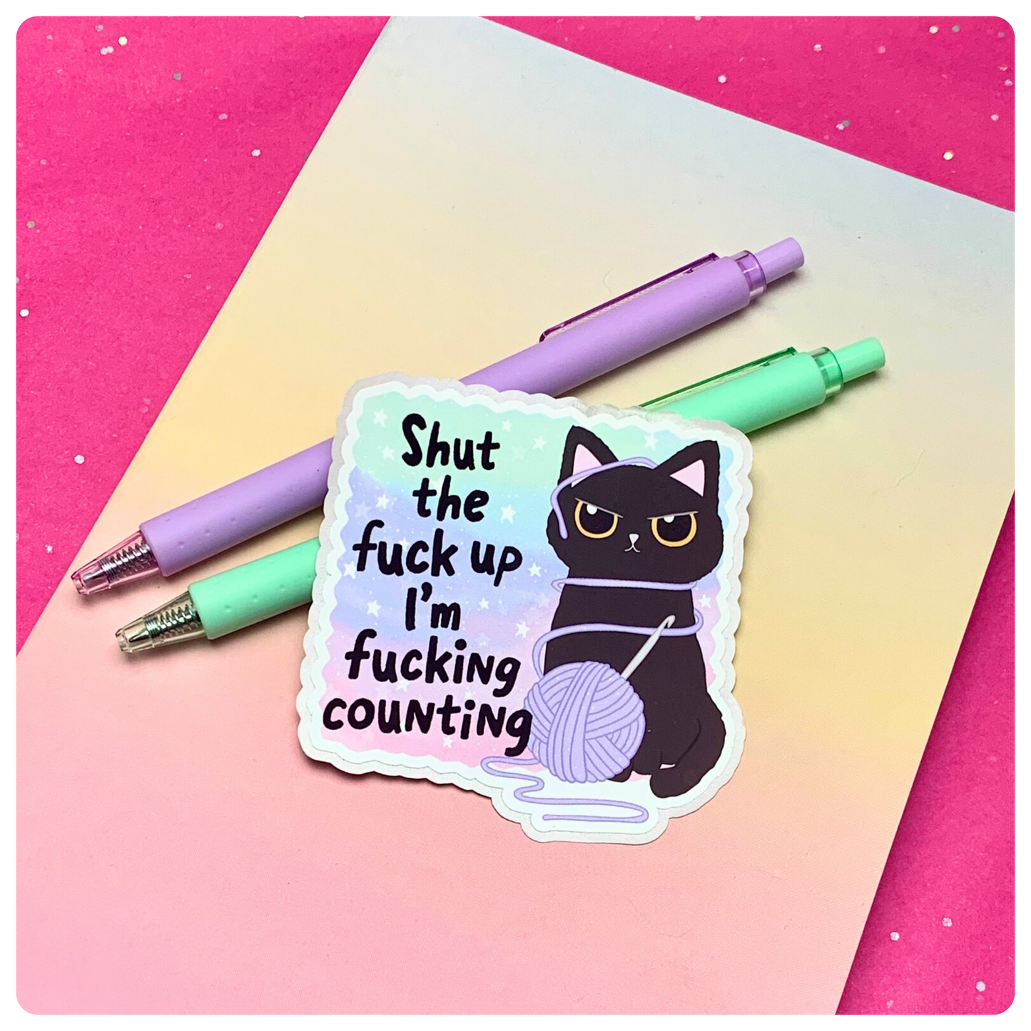 STFU I'm Counting - Vinyl Sticker