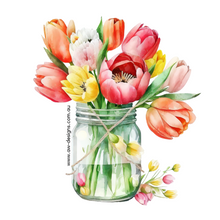 Load image into Gallery viewer, Sticker Tin - Posy Jar
