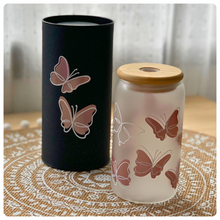 Load image into Gallery viewer, Small Glass Tumbler - Butterflies
