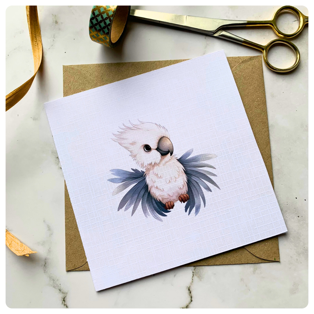 Cockatoo - Greeting Card