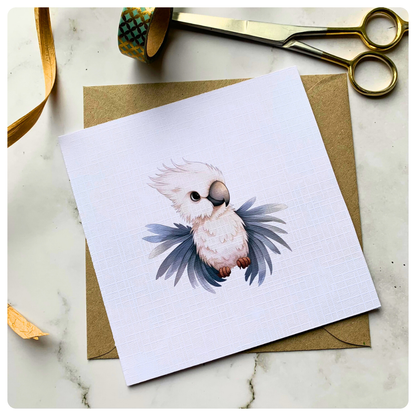 Cockatoo - Greeting Card