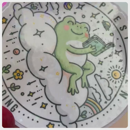 Happiest When Reading - Vinyl Sticker