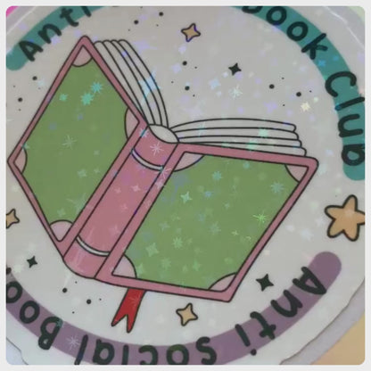 Anti Social Book Club - Vinyl Sticker