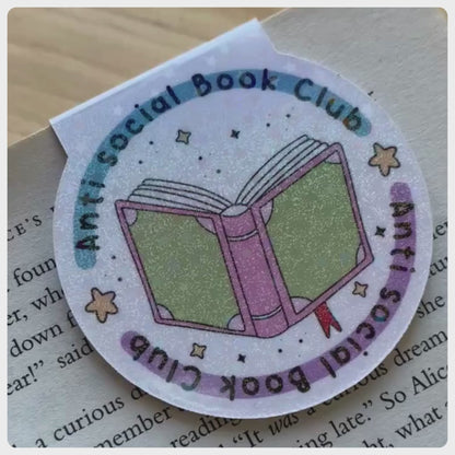 Anti Social Book Club - Magnetic Bookmark