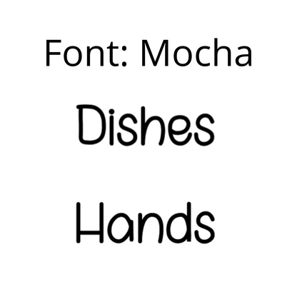 Hands and Dishes -  3pc bottle and tray set